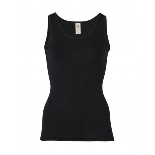 Tank Top Dam I Merinoull 46/48 Black