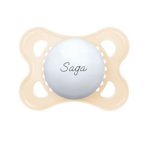 Mam Original,  Storlek 1 (0-6mån), Symetrisk - Silikon, Namnnappar