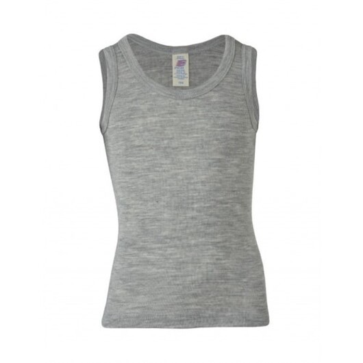 Tank Top I Ull/silke 128 Light Grey Mélange