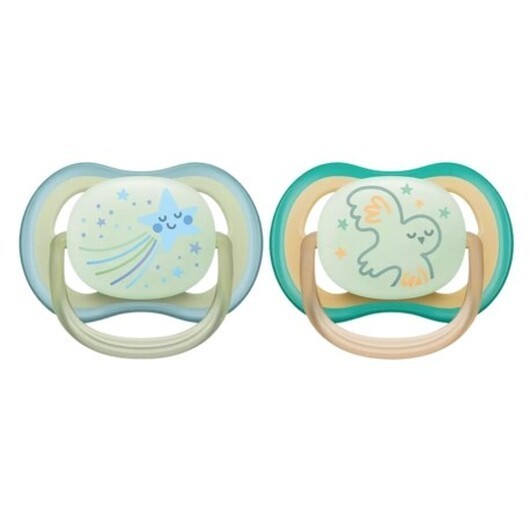 Philips Avent Ultra Air Night, Storlek 1 (0-6 Mån.), Symmetrisk - Silikon