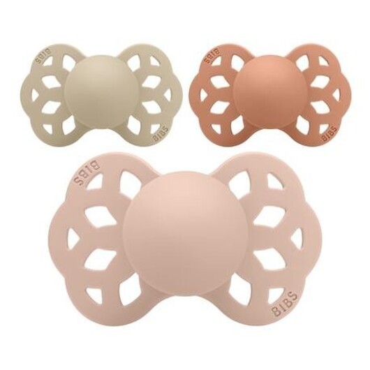 Bibs Infinity, Storlek 2 (6+ M), Symetrisk - Silikon