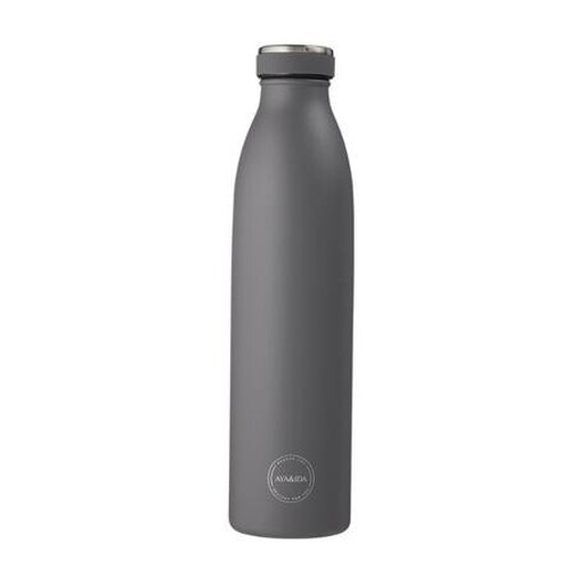 Aya&ida,  Drinking Bottle, Vattenflaska Med Lock, 750 Ml, Dark Grey