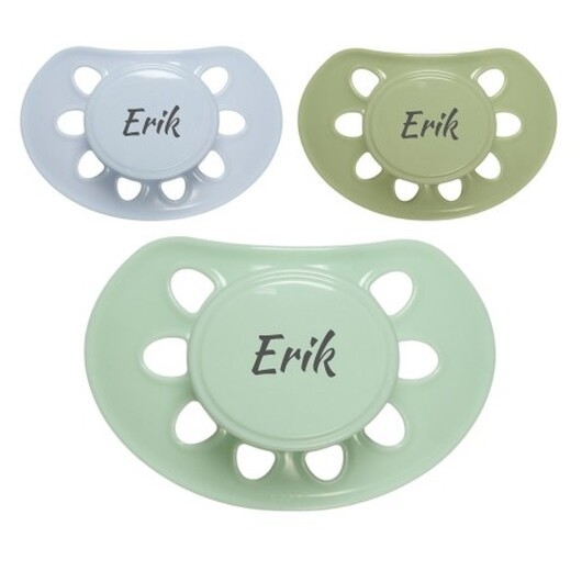 Esska Classic, Storlek 2 (6+ Mån.), Anatomisk - Silikon, Namnnappar