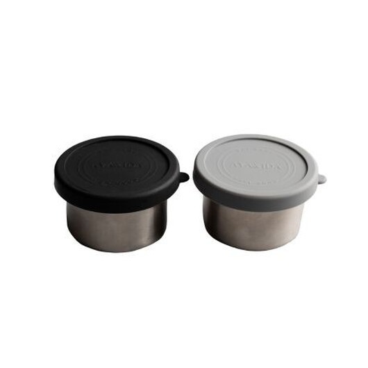 Aya&ida, Snacksbehållare 100 Ml, Dark Grey / Matte Black