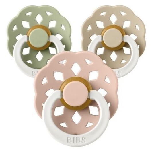 Bibs Boheme Night, Storlek 1 (0-6 Mån.), Rund - Latex