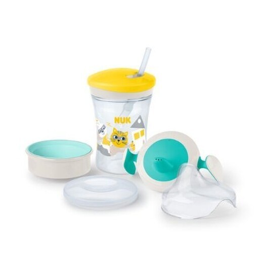 Nuk  Learn-to-drink Kopp, Yellow ,  6+m