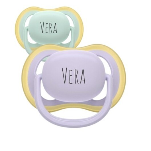 Philips Avent Ultra Air, Storlek 1 (0-6 Mån.), Symmetrisk - Silikone,namnnappar