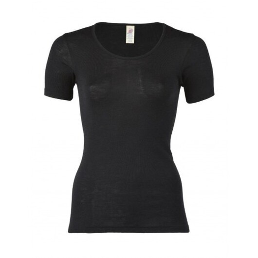 Dam T-shirt I Merinoull 34/36 Black