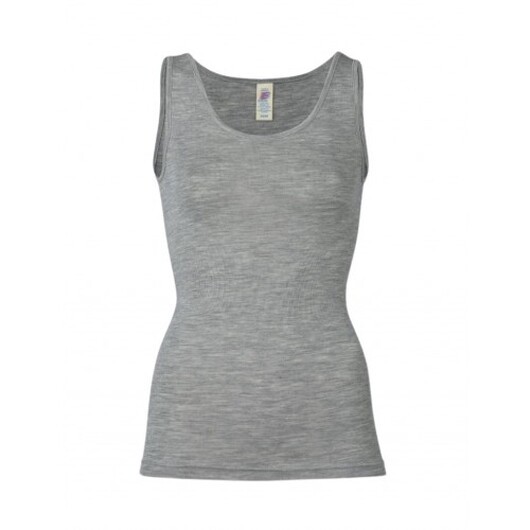 Tank Top Dam I Merinoull 46/48 Light Grey Mélange