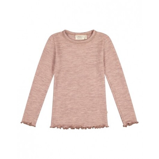 Långärmad T-shirt I 100% Merinoull För Flickor, Oeko-texÂ®