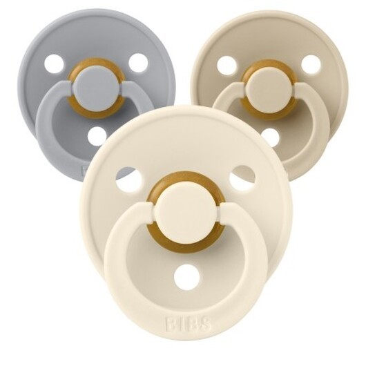 Bibs Colour, Storlek 1 (0-6mån), Symmetrisk - Latex