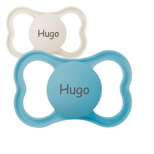 Mam Supreme, Storlek 3 (16-36mån), Symetrisk - Silikon, Namnnappar