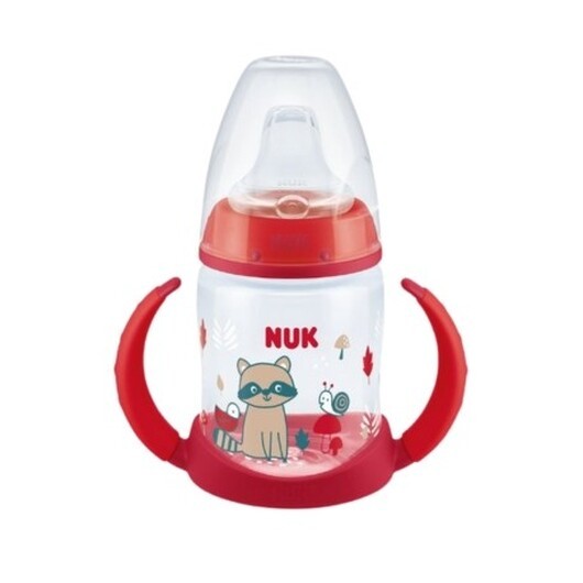 Nuk First Choice+ Learner Bottle, Nappflaska, 150 Ml, Racoon