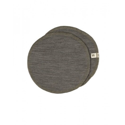 Amningsinlägg I 100% Ekologisk Merinoull, 1 Set, Oeko-texÂ® Brown Melange Medium (ca. 15 Cm I Diameter)