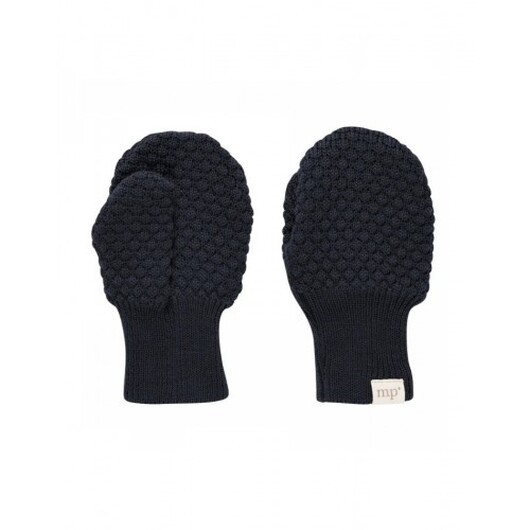 Mp Oslo Vantar, 100% Ull & Bomullsfoder, Oeko-texÂ® Navy 0-1y