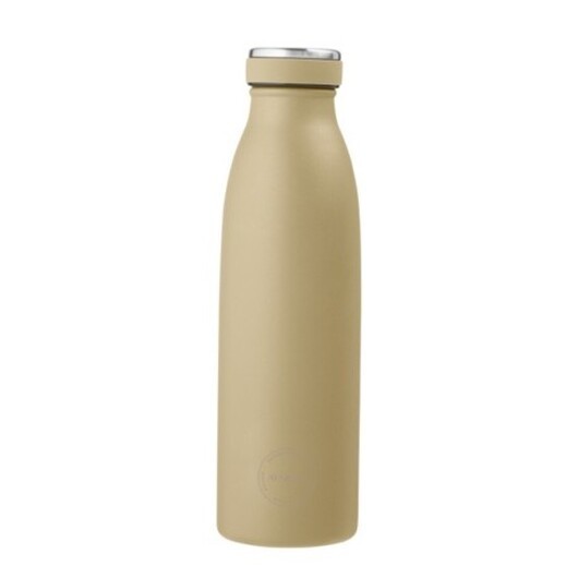 Aya&ida, Drinking Bottle, Vattenflaska Med Lock, 500 Ml, Dusty Yellow