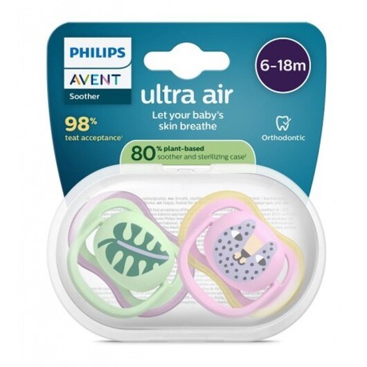 Philips Avent, 80% Växtbaserad, Ultra Air, Strl. 2 (6 - 18 Mån)