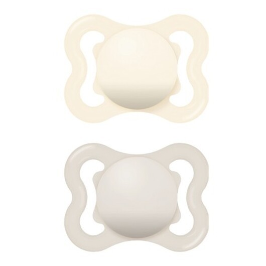 Mam Mini Air, 2 Pack, Storlek 1 (0-6 Månader), Symmetrisk/naturgummi