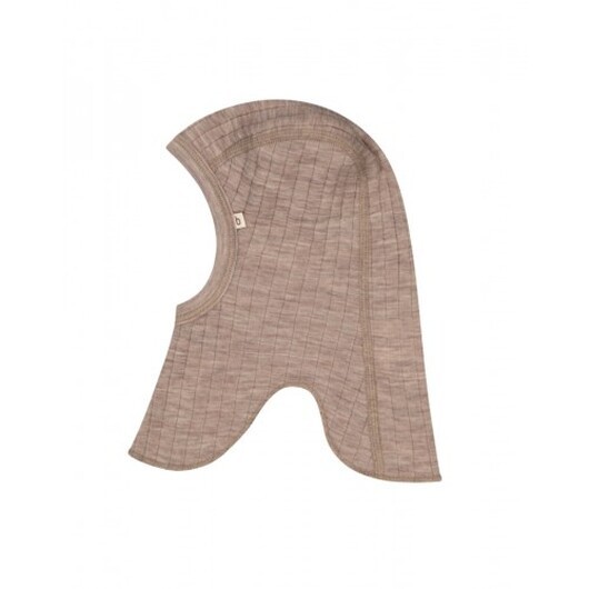 Balaclava I 100% Merinoull, Dropneedle, Tunn Kvalitet, Oeko-texÂ® 98/104 Beige Melange
