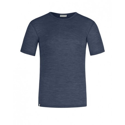 Kortärmad T-shirt Herr I 100% Merinoull, 1x1 Ribb