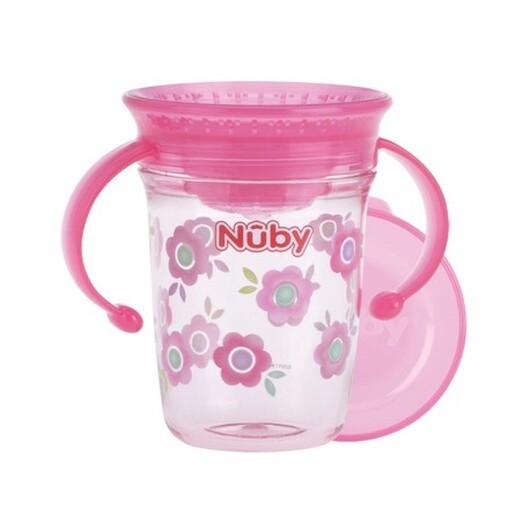 Nüby, 360-grader Mirakelmugg, Pink