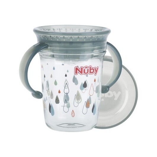 Nüby, 360-grader Mirakelmugg, Grey