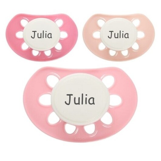 Esska Classic, Storlek 2 (6+ Mån.), Anatomisk - Silikon, Namnnappar