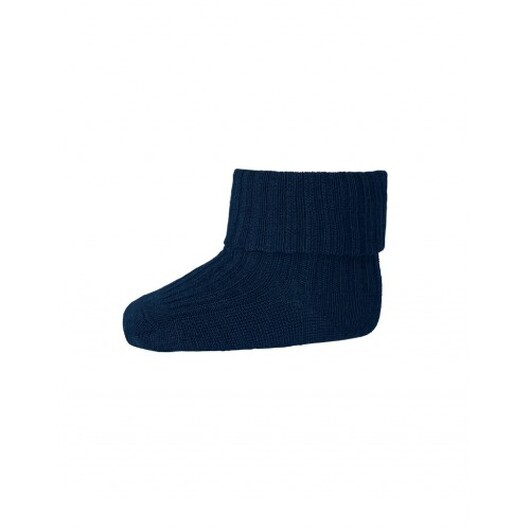 Baby Ankelsockor I Merinoull Med Omvik Navy 25/28