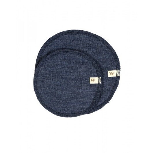 Try-it Box Med Amningsinlägg I 100 % Ekologisk Merinoull, S Och M, Oeko-texÂ® Navy-blue Small (ca. 12 Cm I Diameter)