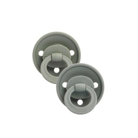 Elodie, Pacifier 3+ Mån, Hazy Jade, Rund - Silikon