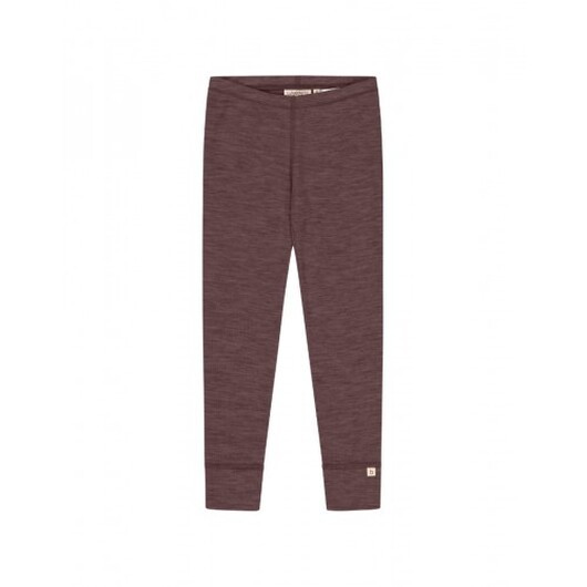 Leggings I 100% Merinoull, Oeko-texÂ® Plum Melange 134/140