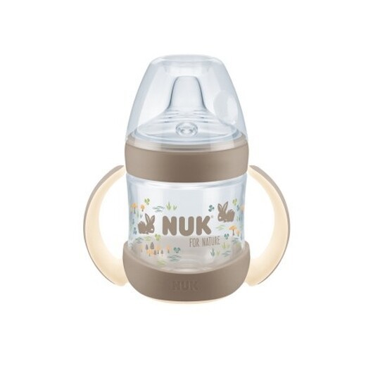 Nuk For Nature, Drickflaska Med Pip, Cream