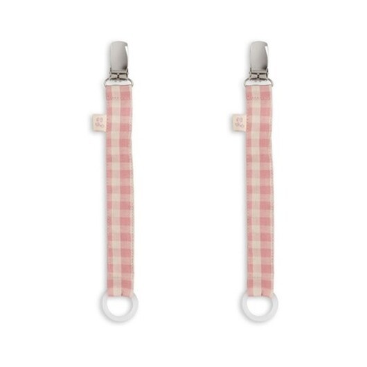 Konges Sløjd, Napphållare 2-pack, Powder Pink Check