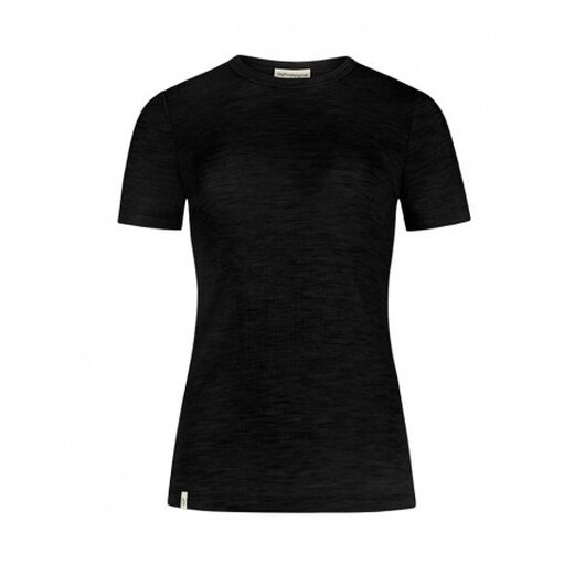 S/s T-shirt Dam I 100% Merinoull, 1x1 Ribb