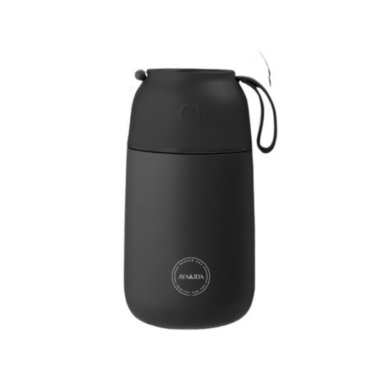 Aya&ida, Food'ie Lunch Box, 700 Ml, Matte Black