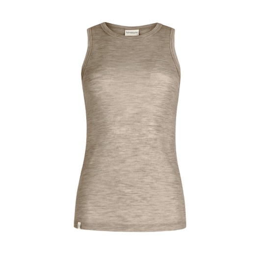 Tank Top Dam I 100% Merinoull, 1x1 Ribb