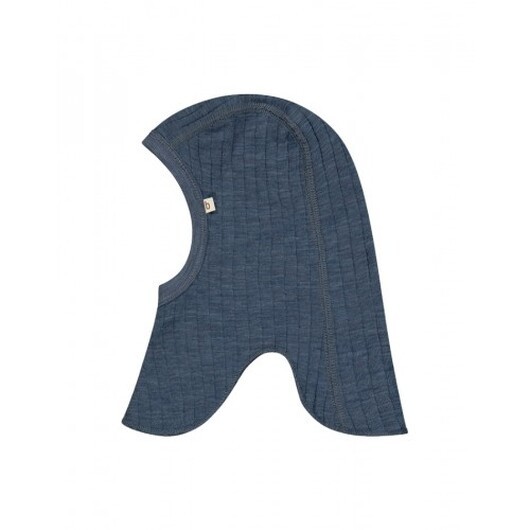 Balaclava I 100% Merinoull, Dropneedle, Tunn Kvalitet, Oeko-texÂ® 74/80 Blue - Melange
