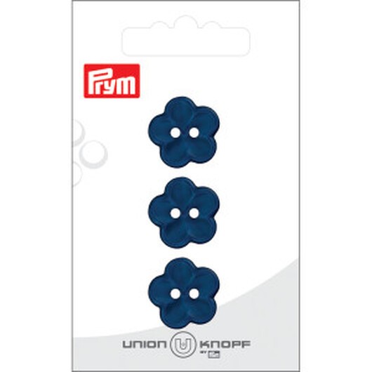 Prym Plastknapp Blomma Marin 18mm - 3 st.