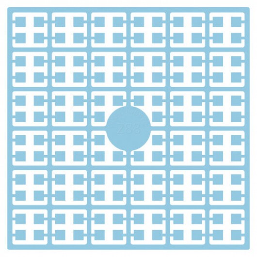 Pixelhobby Midi Pärlor 288 Extra ljus Blåklintsblå 2x2mm - 140 pixels