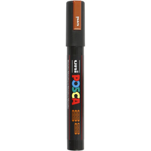 Posca Marker , nr. PC-5M, spets 2,5 mm, Medium, bronze, 1 st.