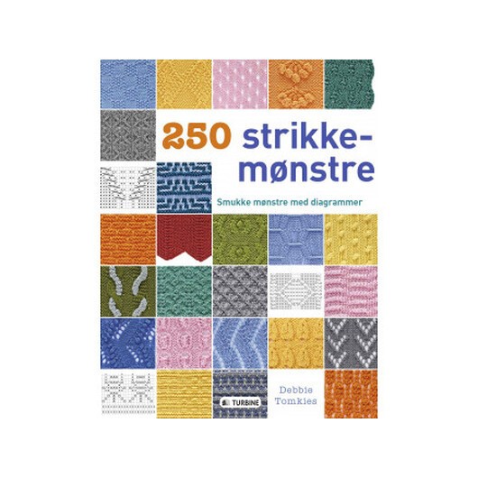 250 strikkemønstre - Bok av Debbie Tomkies