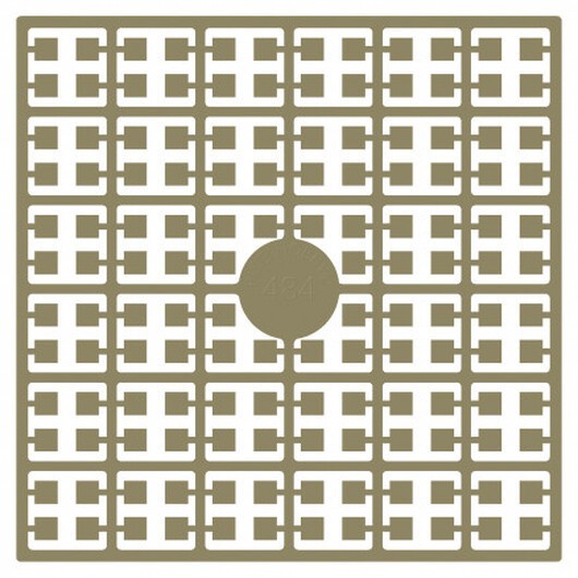 Pixelhobby Midi Pärlor 484 Ljus Mocka 2x2mm - 140 pixels