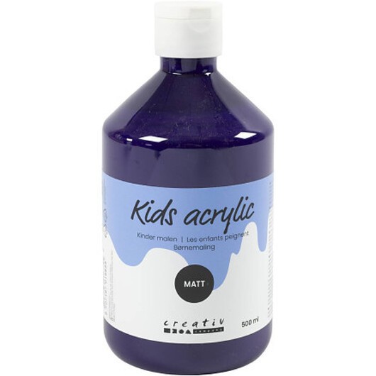 Akrylfärg Matt, violet, 500 ml/ 1 flaska