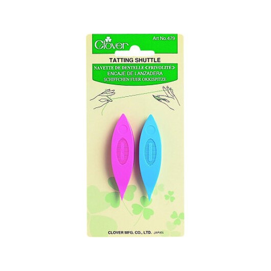 Clover Orchid Pins Ass. färger 6,5 cm - 2 st.