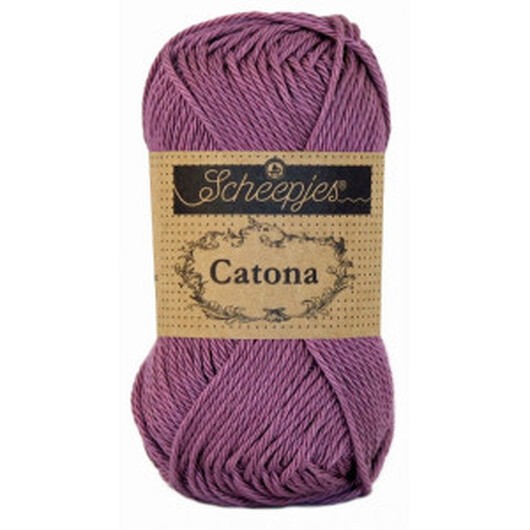 Scheepjes Catona Garn Unicolor 240 Amethyst