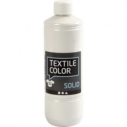 Textile Solid, vit, täckande, 500 ml