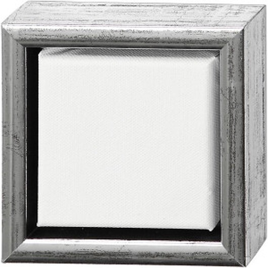 Duk med ram, stl. 10x10 cm, 360 g, vit, 6 st./ 1 förp.