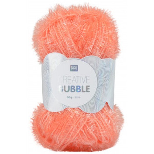 Rico Creative Bubble Garn Unicolor 005 Koral