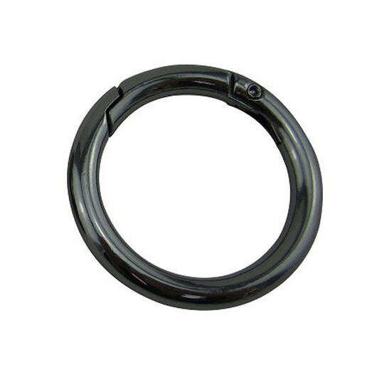 Karbinring/Karbinhake Rund Gun metal 16mm - 1 st.