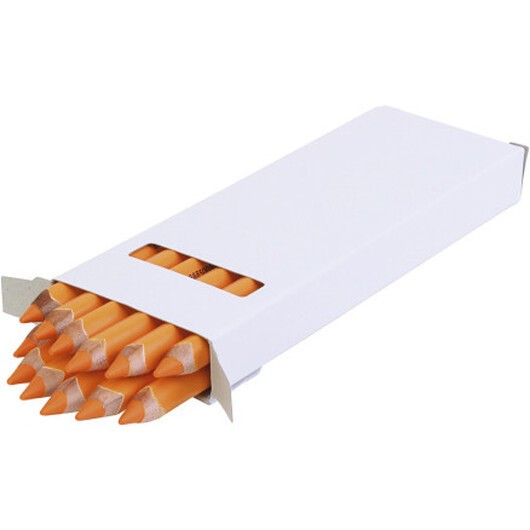 edu Kraftiga färgpennor, tjocklek 10 mm, blyerts 6,25 mm, orange, 12 st / 1 frp.